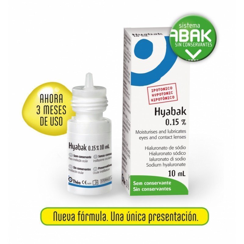 Hyabak 0.15 % Solución Caja Con Frasco Con 10 Ml